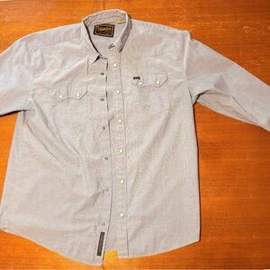 Howler Brothers Light Blue Casual Button Down Shirt